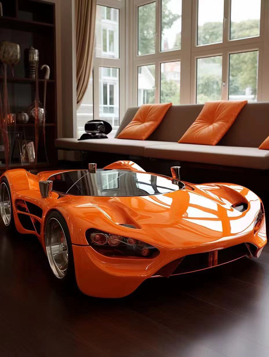 Koenigsegg-inspired statement table in a luxury interior