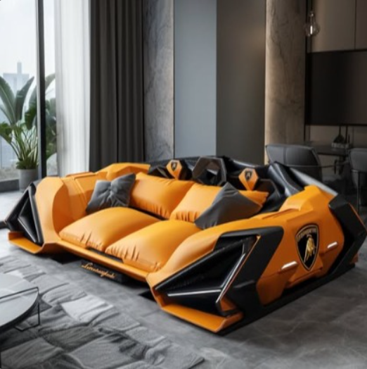 Supercar-inspired sofa